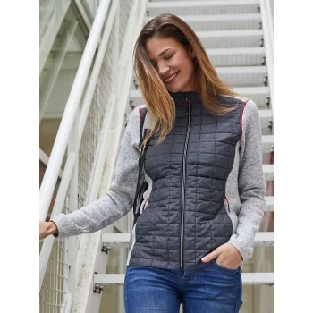 Ladies' Knitted Hybrid Jacket