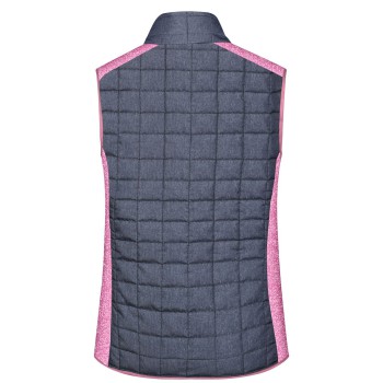 Gilet donna personalizzati con logo - Ladies' Knitted Hybrid Vest