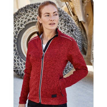 Pile donna personalizzati con logo - Ladies' Knitted Workwear Fleece Jacket - Solid