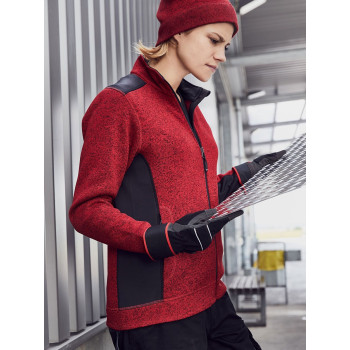 Ladies' Knitted Workwear Fleece Jacket - Strong