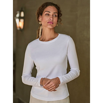Ladies Long Sleeve Interlock Tee