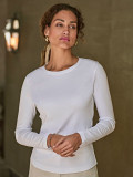 Ladies Long Sleeve Interlock Tee