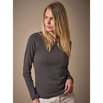Ladies Long Sleeve Interlock Tee