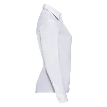 Ladies' Long Sleeve PolyCotton Poplin Shirt
