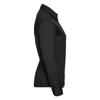 Ladies' Long Sleeve PolyCotton Poplin Shirt