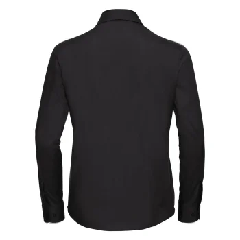 Ladies' Long Sleeve PolyCotton Poplin Shirt