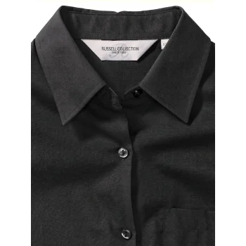 Ladies' Long Sleeve Pure Cotton Poplin Shirt