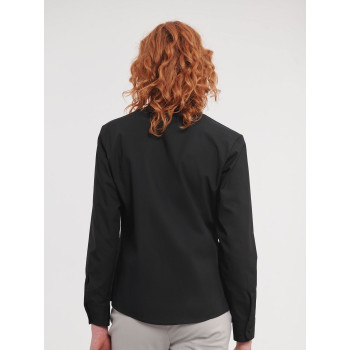 Ladies' Long Sleeve Pure Cotton Poplin Shirt