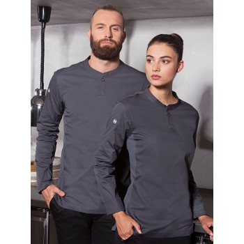 Ladies Long-Sleeve Work Shirt Performance