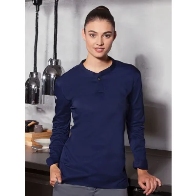 Ladies Long-Sleeve Work Shirt Performance