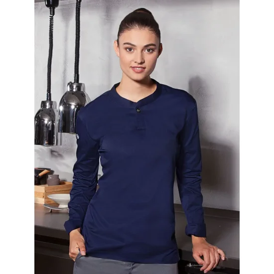 Ladies Long-Sleeve Work Shirt Performance