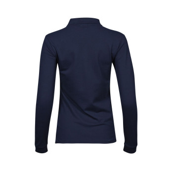 Ladies Luxury Stretch Long Sleeve Polo