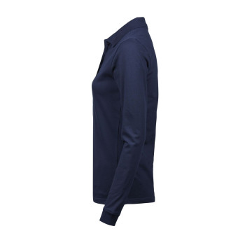 Ladies Luxury Stretch Long Sleeve Polo