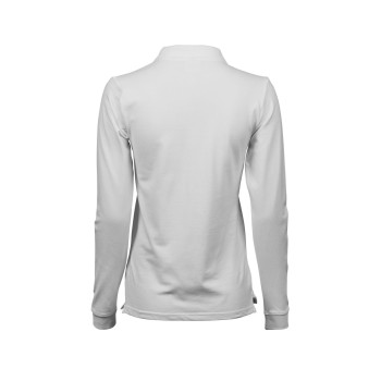 Ladies Luxury Stretch Long Sleeve Polo