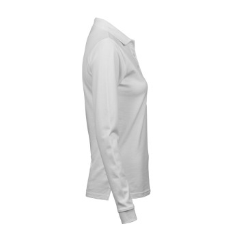 Ladies Luxury Stretch Long Sleeve Polo