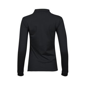 Ladies Luxury Stretch Long Sleeve Polo