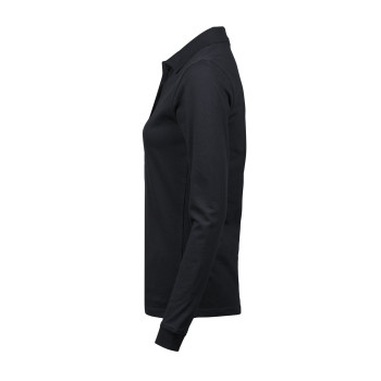 Ladies Luxury Stretch Long Sleeve Polo