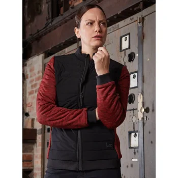 Ladies' Padded Hybrid Jacket