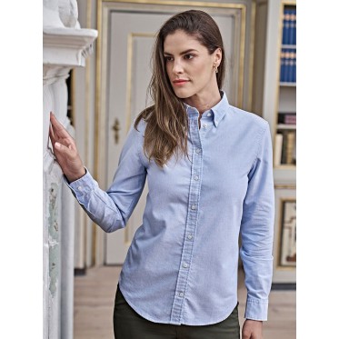 Camicie maniche lunghe donna personalizzate con logo - Ladies Perfect Oxford Shirt
