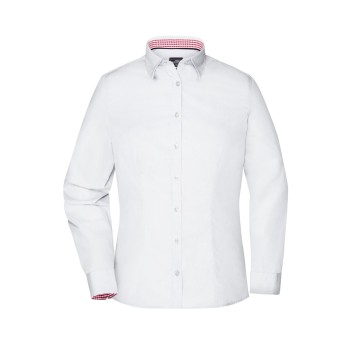Camicie maniche lunghe donna personalizzate con logo - Ladies' Plain Shirt