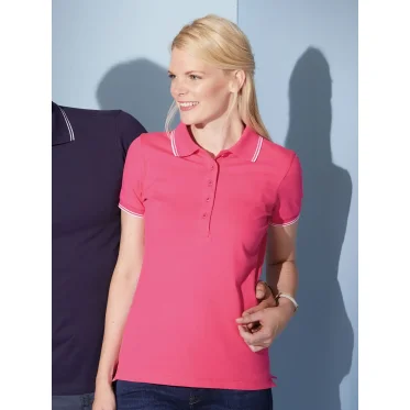 Polo personalizzabile Daiber cotone elastan piqué sagomata