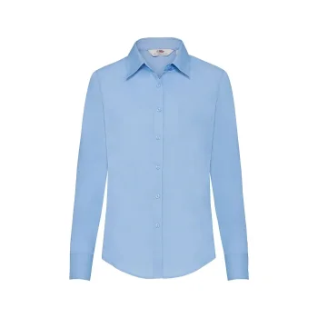 Ladies Poplin Shirt Long Sleeve