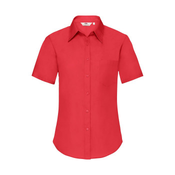 Ladies Poplin Shirt Short Sleeve
