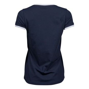 Maglietta t-shirt da donna personalizzata con logo  - Ladies Ringer Tee
