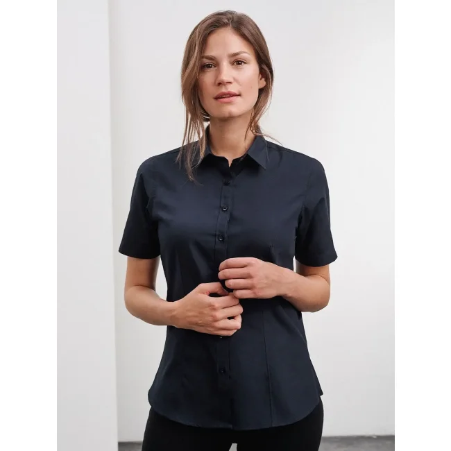 Ladies' Shirt Short sleeve Poplin