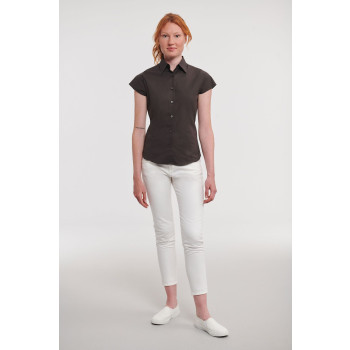 Ladies' Short Sleeve Easy Care Fitted Shirt
