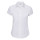 Camicia aderente donna Russell con bottone perlato e colletto semiaperto