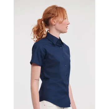 Ladies' Short Sleeve Easy Care Oxford Shirt