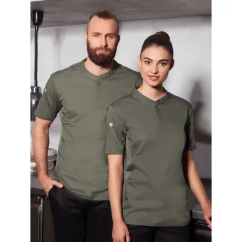 Ladies Short-Sleeve Work Shirt Performance