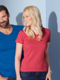 Ladies' Slim Fit V-T
