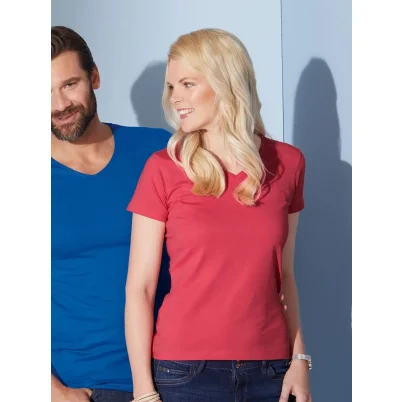 Ladies' Slim Fit V-T