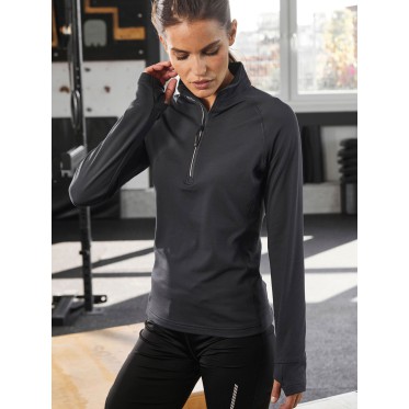 Abbigliamento sportivo donna personalizzato con logo - Ladies' Sports  Shirt Halfzip