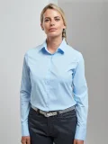 Ladies' Stretch Fit Cotton Poplin Long Sleeve Shirt