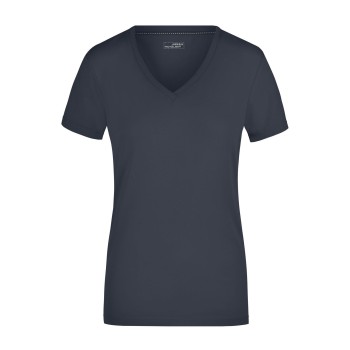 Maglietta t-shirt da donna personalizzata con logo  - Ladies' Stretch V-T