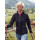 Giacca in pile personalizzabile daiber con zip lunga e colletto rigido