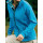 Giacca in pile personalizzabile daiber con zip lunga e colletto rigido