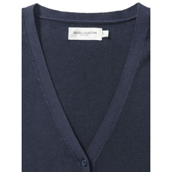 Ladies' V-Neck Knitted Cardigan
