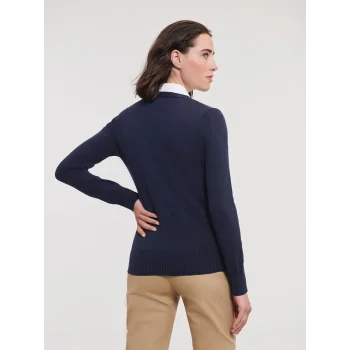 Ladies' V-Neck Knitted Cardigan