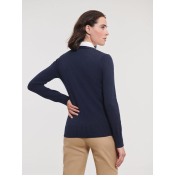 Ladies' V-Neck Knitted Cardigan