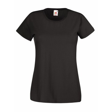 Maglietta t-shirt da donna personalizzata con logo  - Ladies Valueweight T