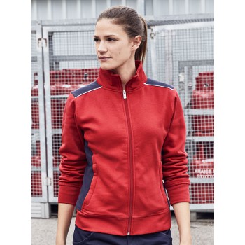 Felpa con zip personalizzata con logo - Ladies' Workwear Sweat Jacket - Color