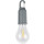 Lampadina ricaricabile Impression compatta con clip e 60 led