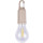 Lampadina ricaricabile Impression compatta con clip e 60 led
