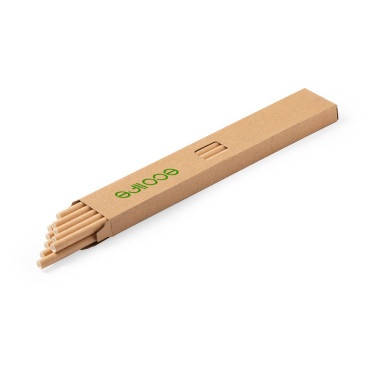 Cannucce di carta personalizzate trattamento anti-umidità naturale/marrone