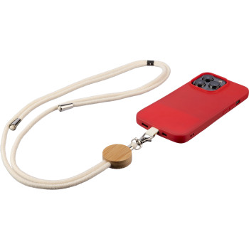 Lanyard personalizzati - Lanyard per telefono in cotone Lucia