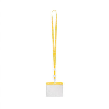 Lanyard personalizzati - Lanyard personalizzabile con moschettone e placca circolare